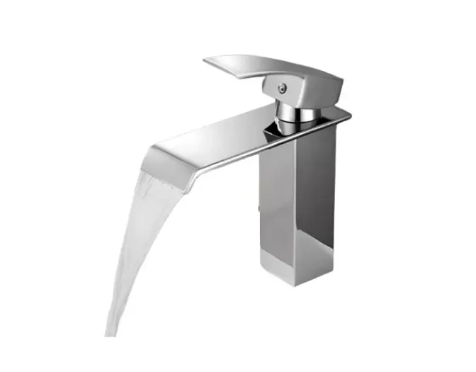 Torneira Misturador Monocomando Modelo Slim Quadrada Luxo Baixa