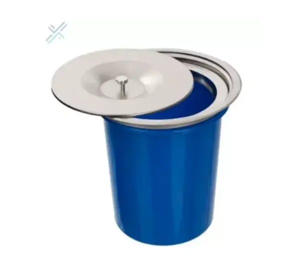 Lixeira Pia Cozinha Embutir 5 Litros Inox
