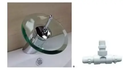 Torneira Cascata Monocomando Copa Baixa + Kit Água Fria