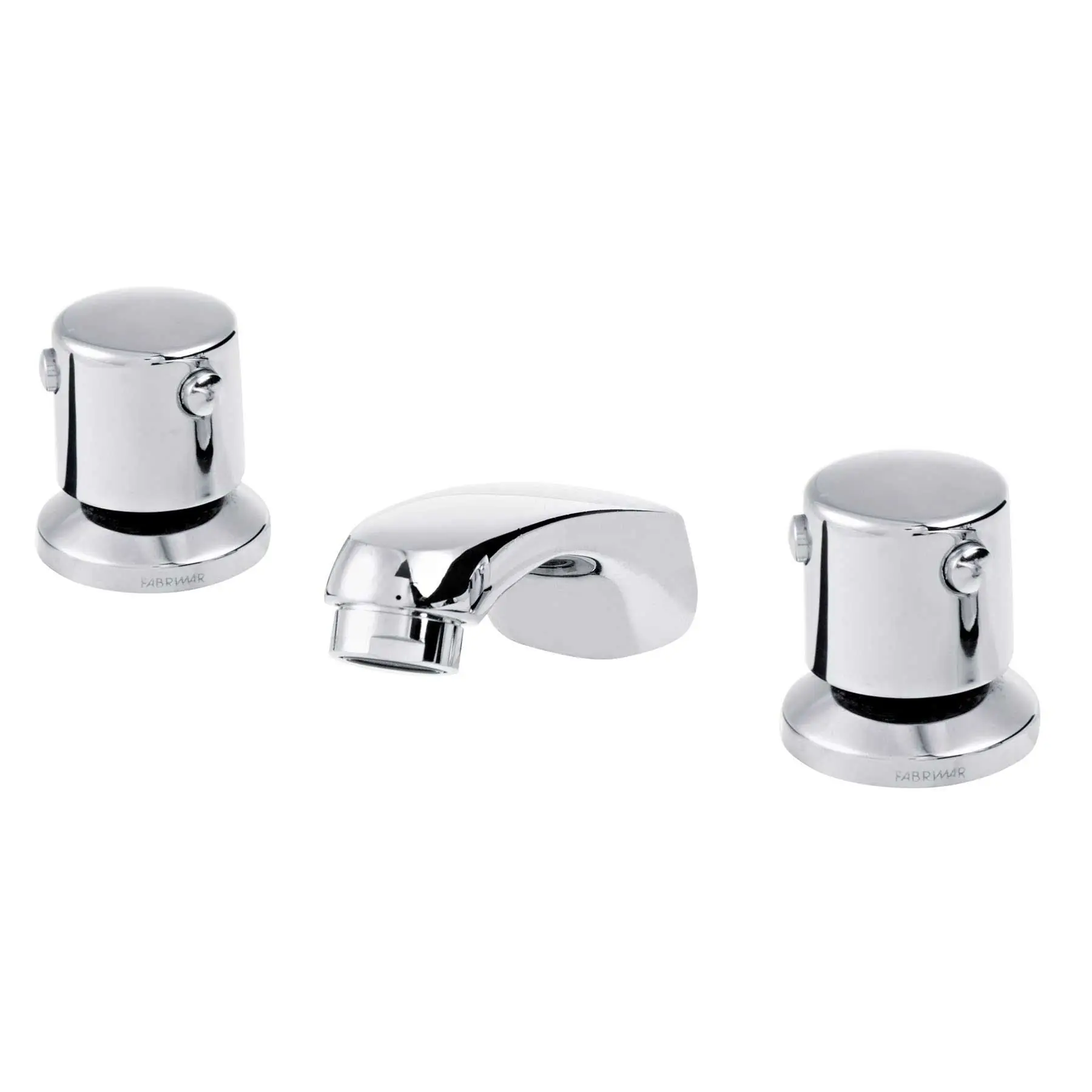 Torneira Misturador para Pia de Banheiro Bica Baixa Cromado Ascot 1875 Fabrimar