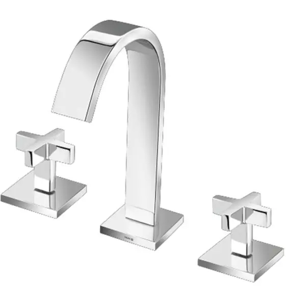 Misturador Goa Cross Lavatório Banca Cromado Fabrimar