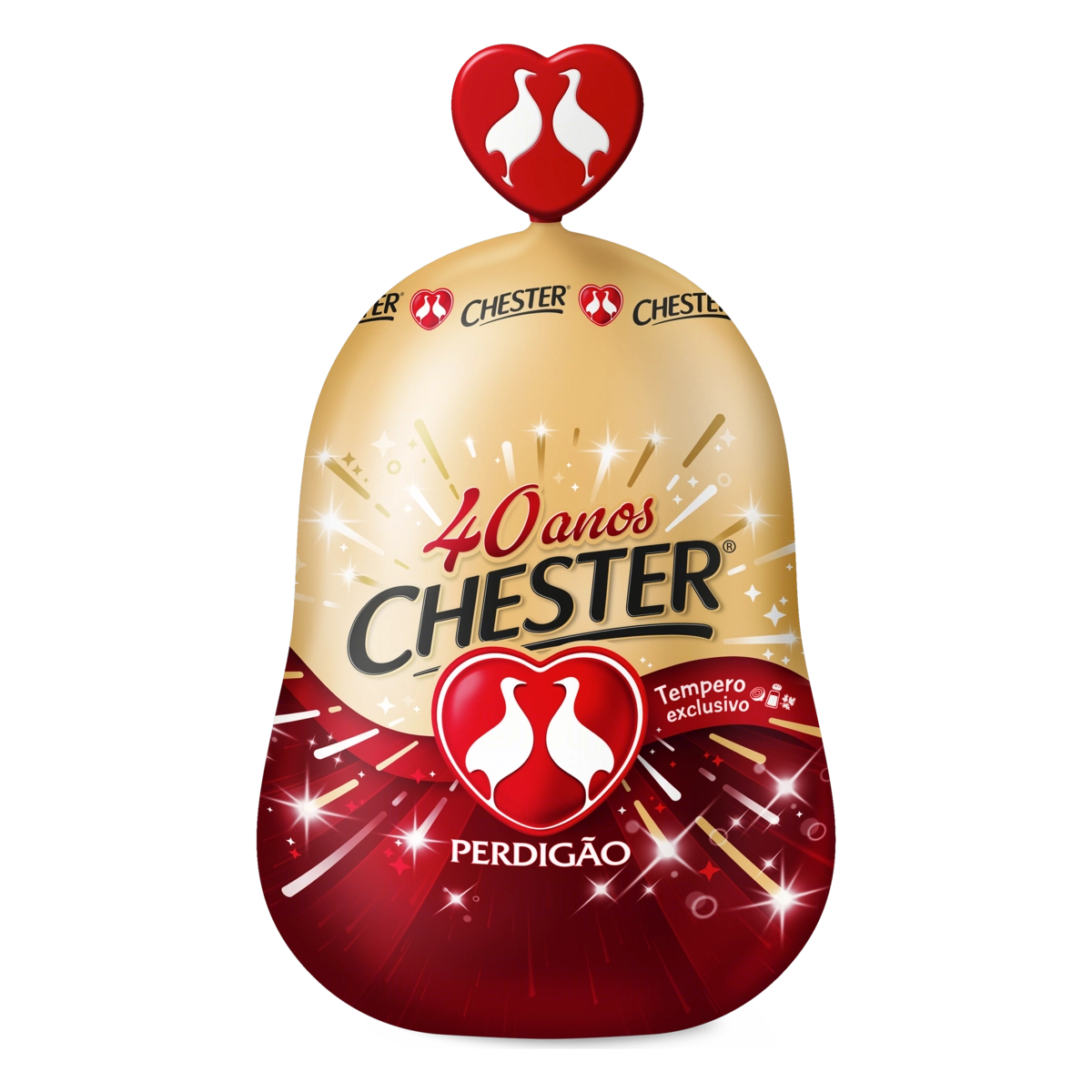 Frango Congelado Temperado Com Miúdos Tradicional Sem Pele Perdigão Chester