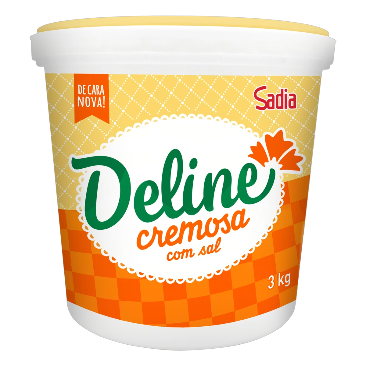 Margarina Cremosa Com Sal Deline Balde 3kg