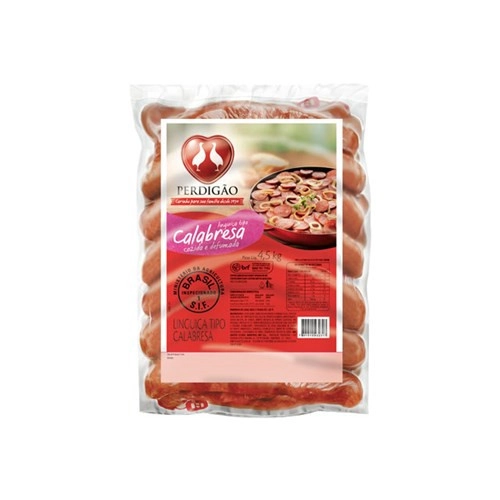 Linguiça Calabresa Cozida E Defumada Perdigão 4,5kg
