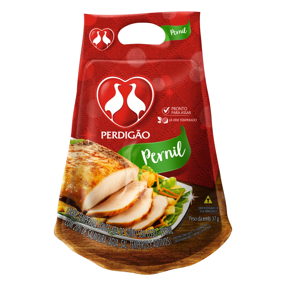 Pernil Suíno Congelado Temperado Sem Osso Perdigão