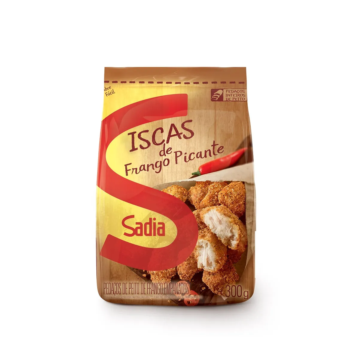 Empanado De Frango Picante Em Iscas Sadia Pacote 300g