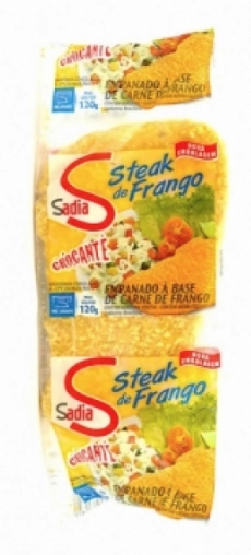 Steak De Frango Empanado 100g Sadia
