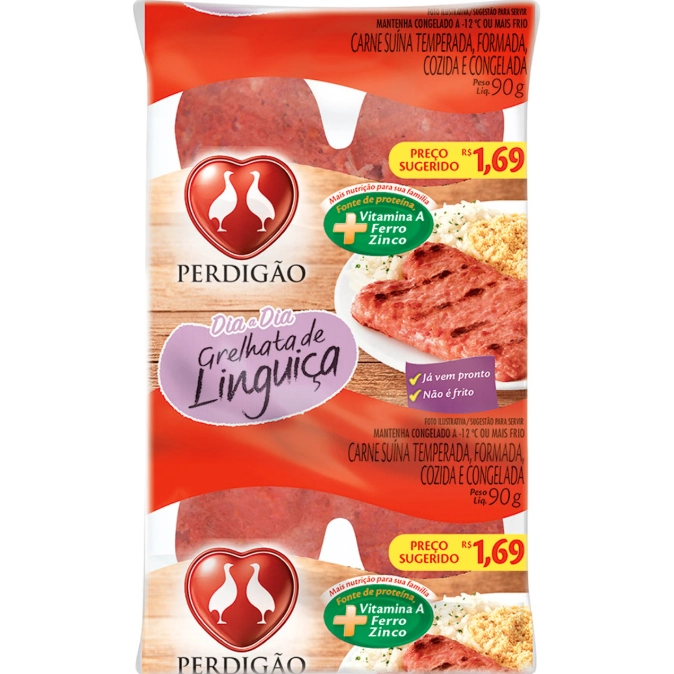 Grelhata De Linguica 90g Perdigao