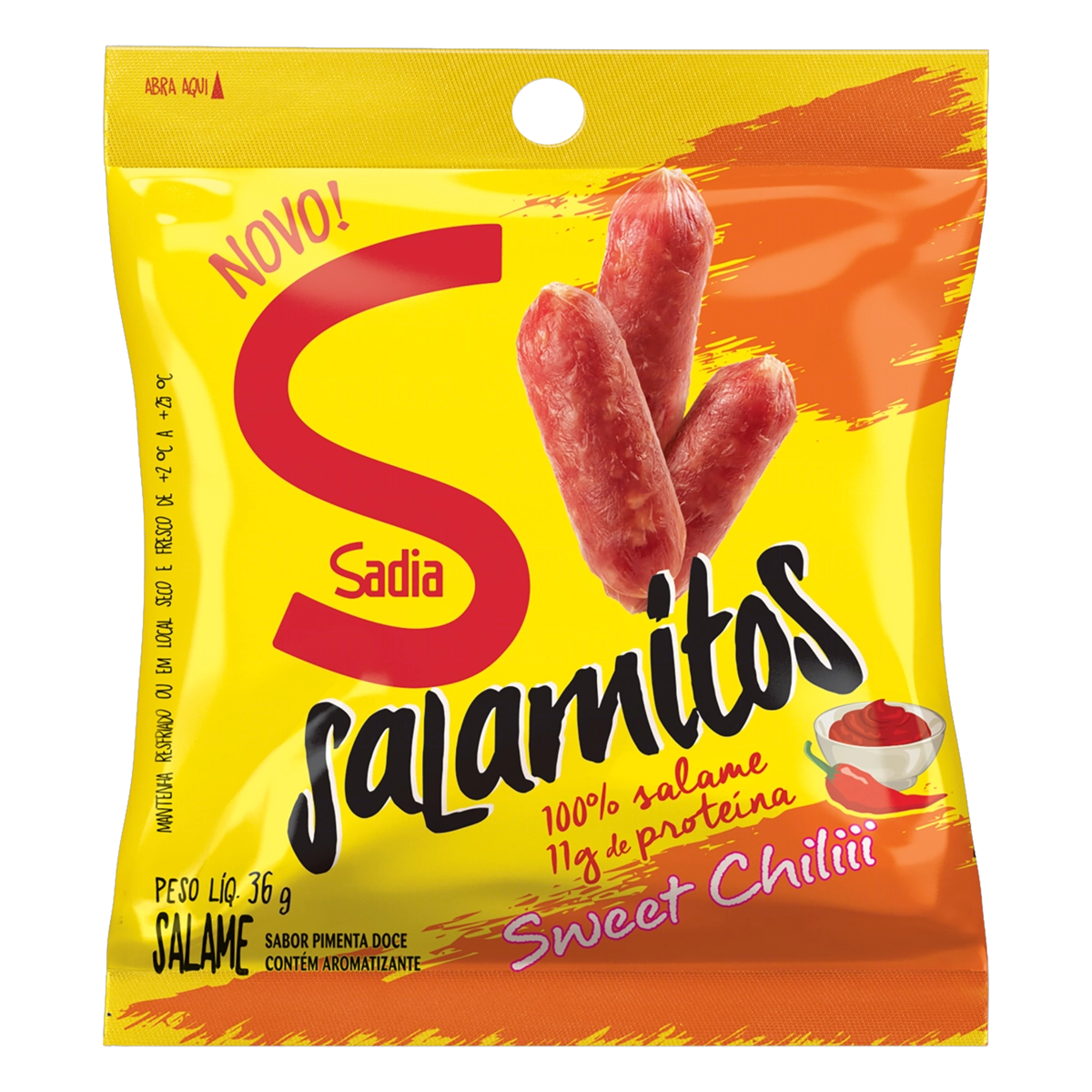 Salame Sweet Chilli Sadia Salamitos 36g
