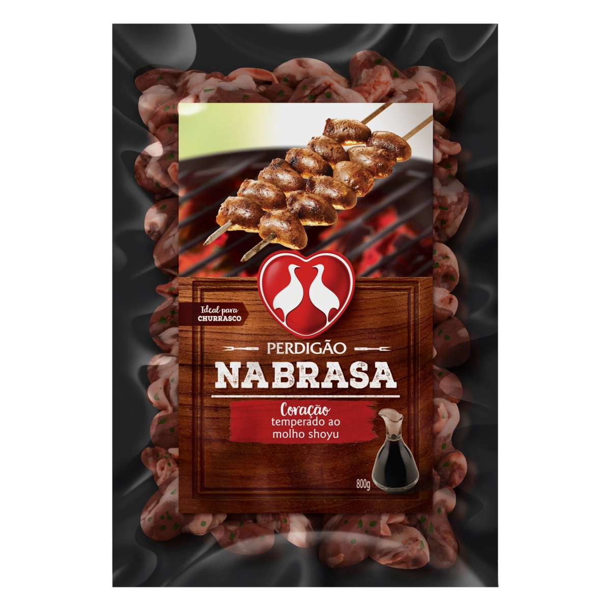 Coração Temperado Nabrasa PERDIGÃO 800g