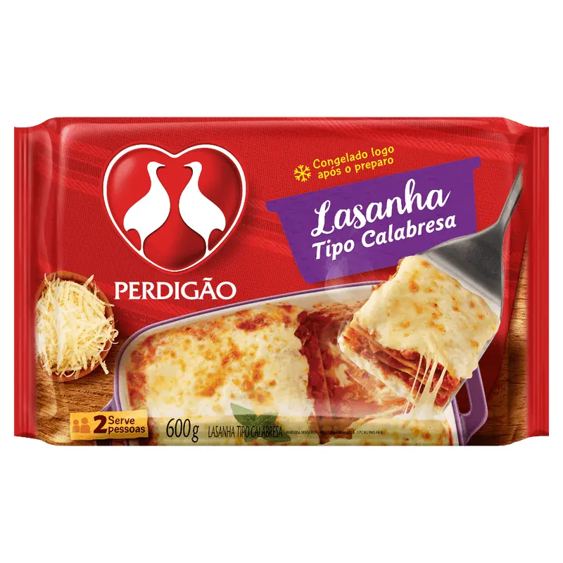 Lasanha de Calabresa PERDIGÃO 600g