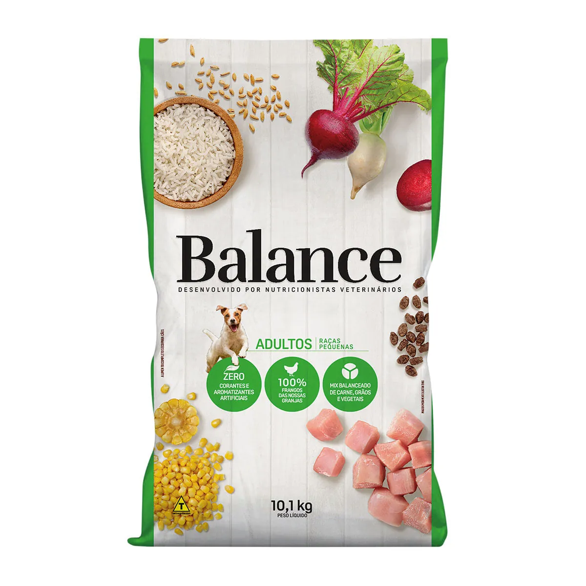 Ração Para Cães Adultos BALANCE Raças Médias E Grandes 10,1Kg
