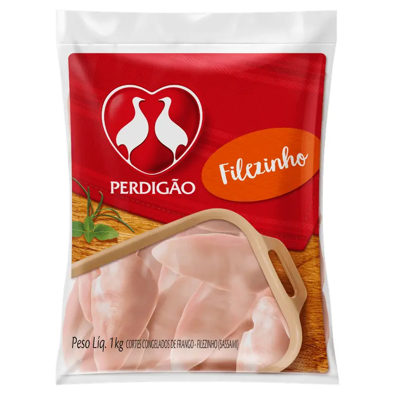 Filé de Peito de Frango Congelado sem Osso Perdigão 1Kg - Sassami