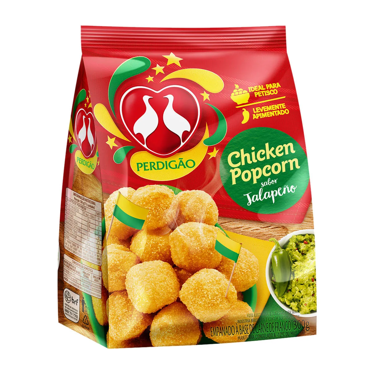 Chicken Popcorin Jalapeno PERDIGÃO 300g