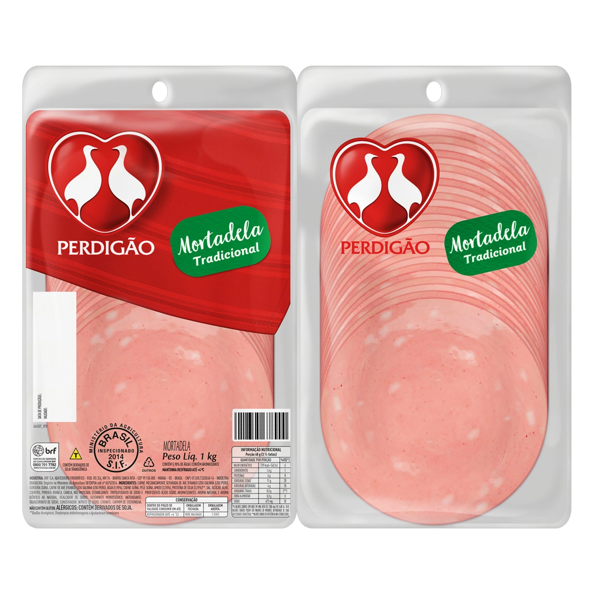 Mortadela Fatiada Perdigão 1kg