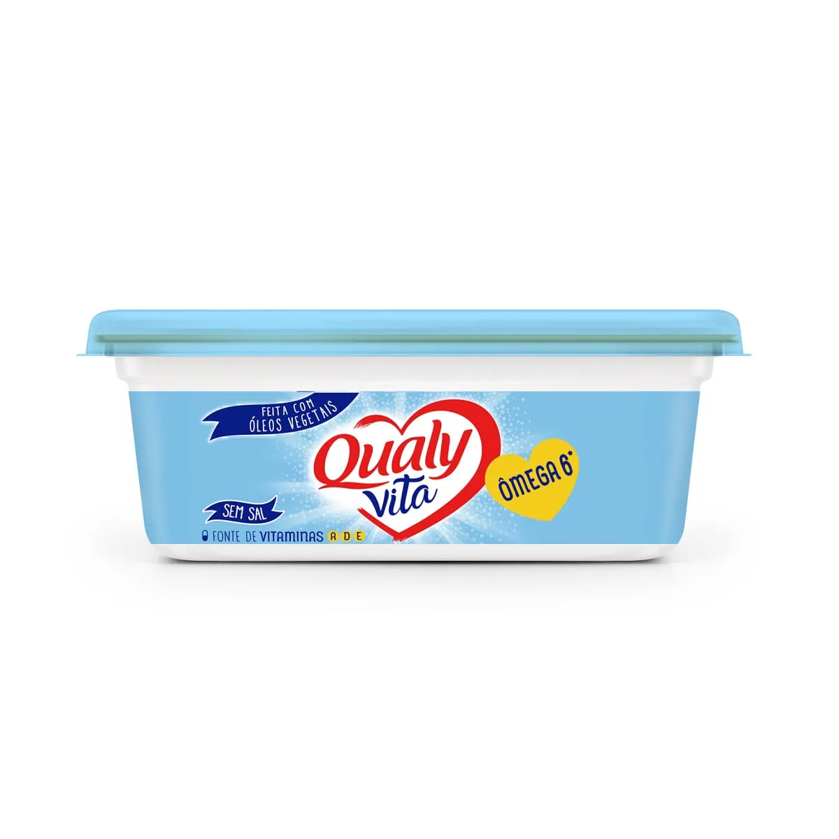 Creme Vegetal sem sal Qualy Vita 250g