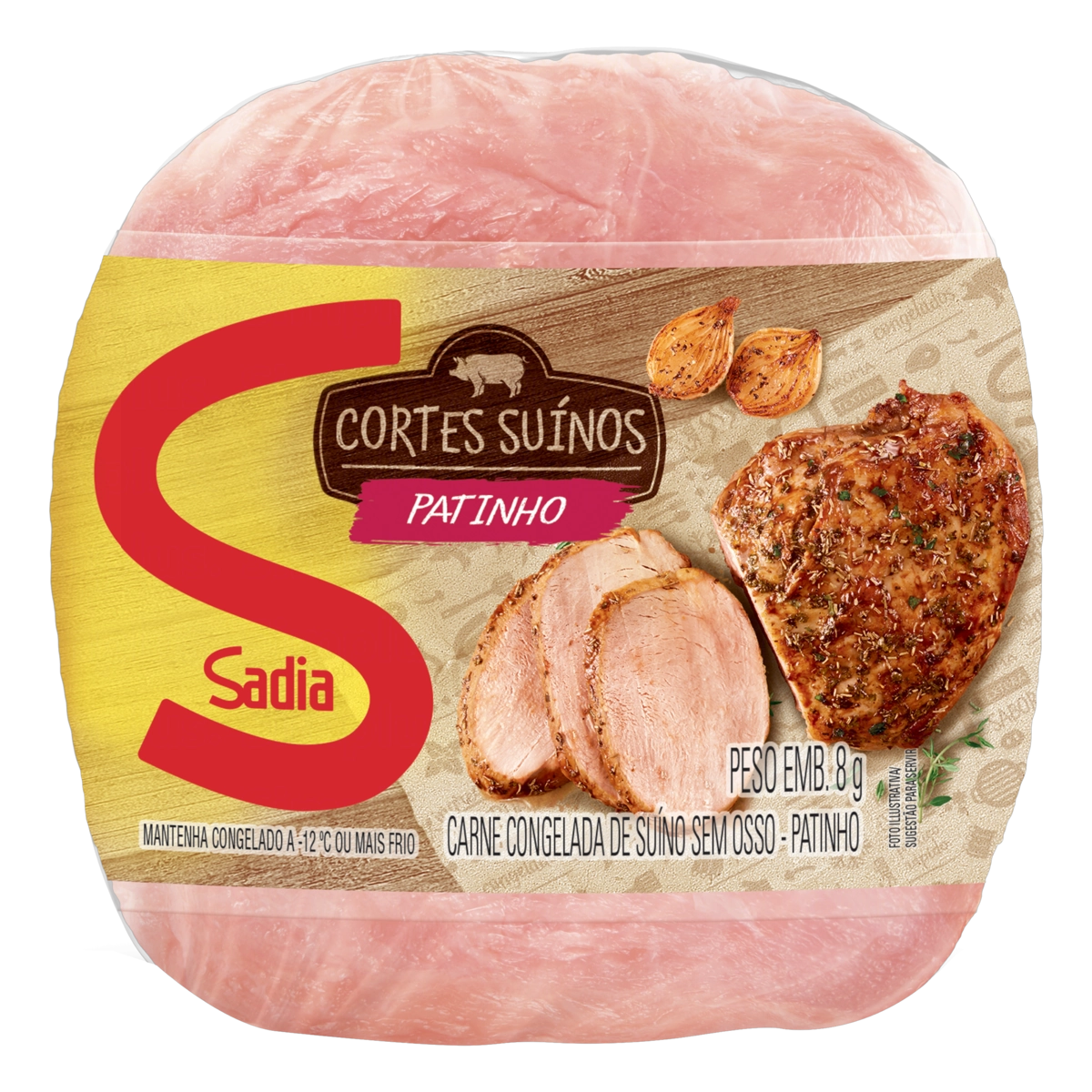 Patinho Suíno Congelado Sem Osso Sadia