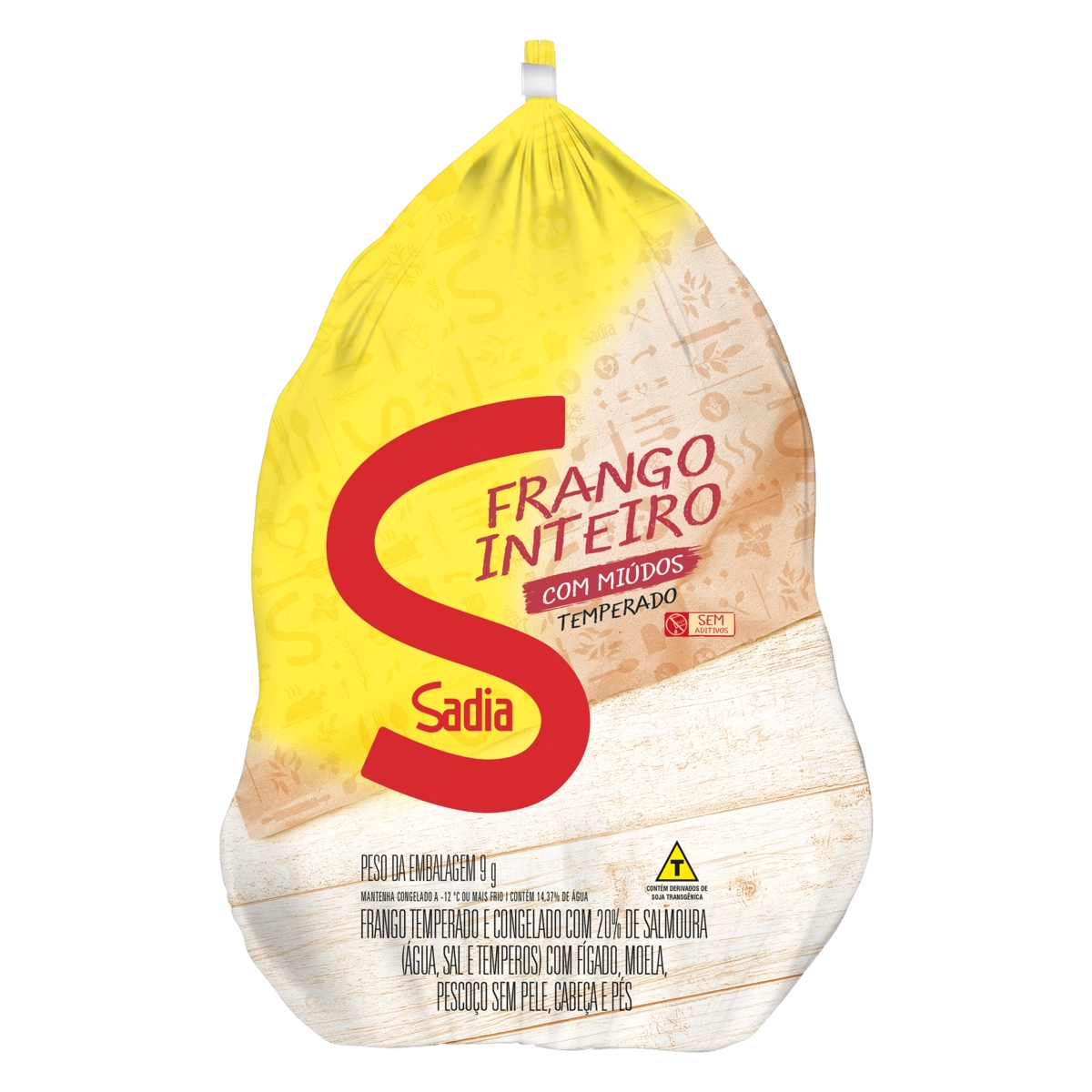 Frango Congelado Temperado Com Miúdos Sadia