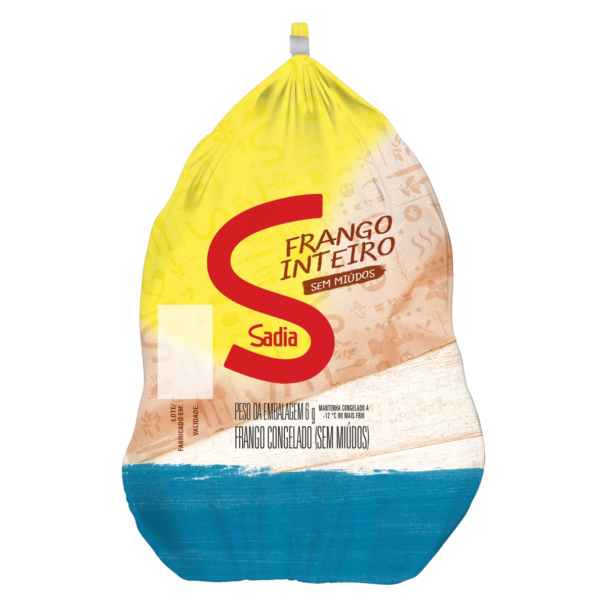 Frango Congelado Inteiro Sem Miúdos Sadia