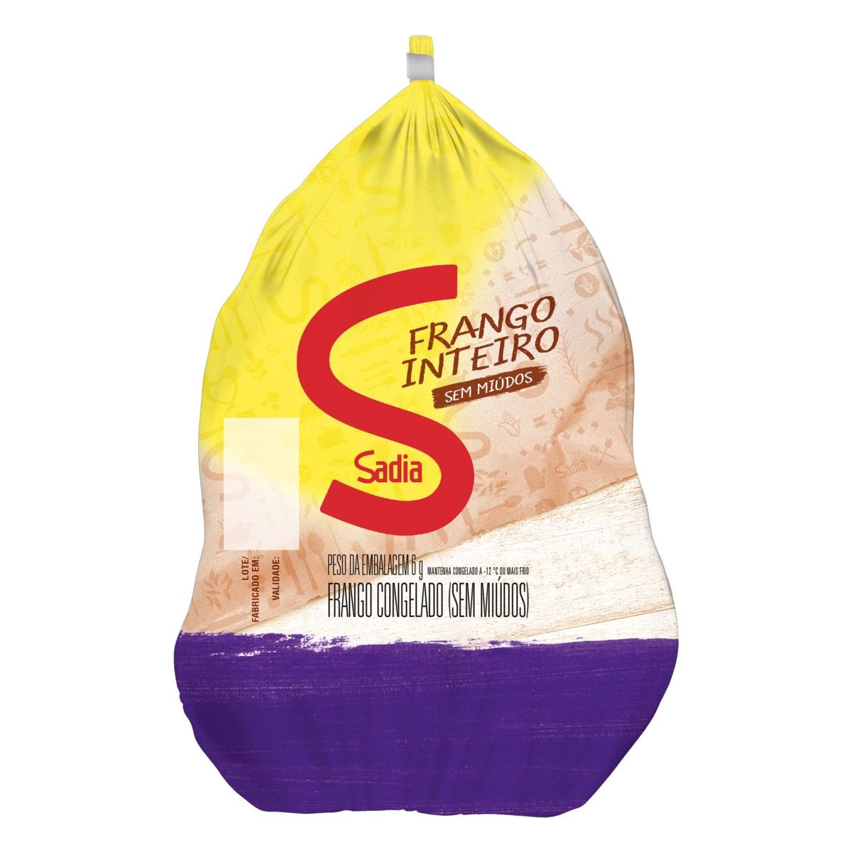 Frango Congelado Inteiro Sem Miúdos Sadia