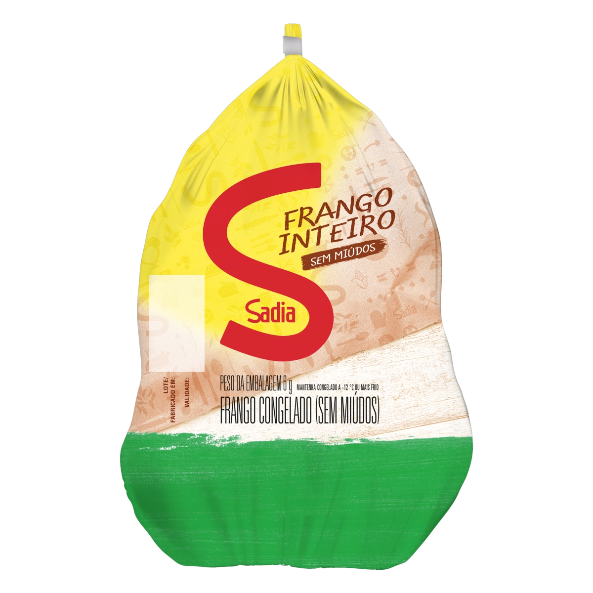 Frango Congelado Inteiro Sem Miúdos Sadia