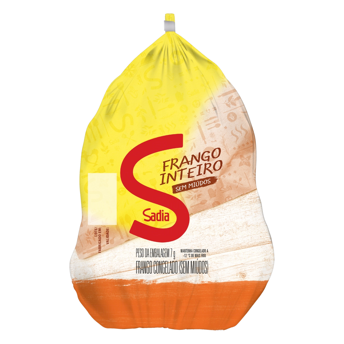 Frango Congelado Inteiro Sem Miúdos Sadia