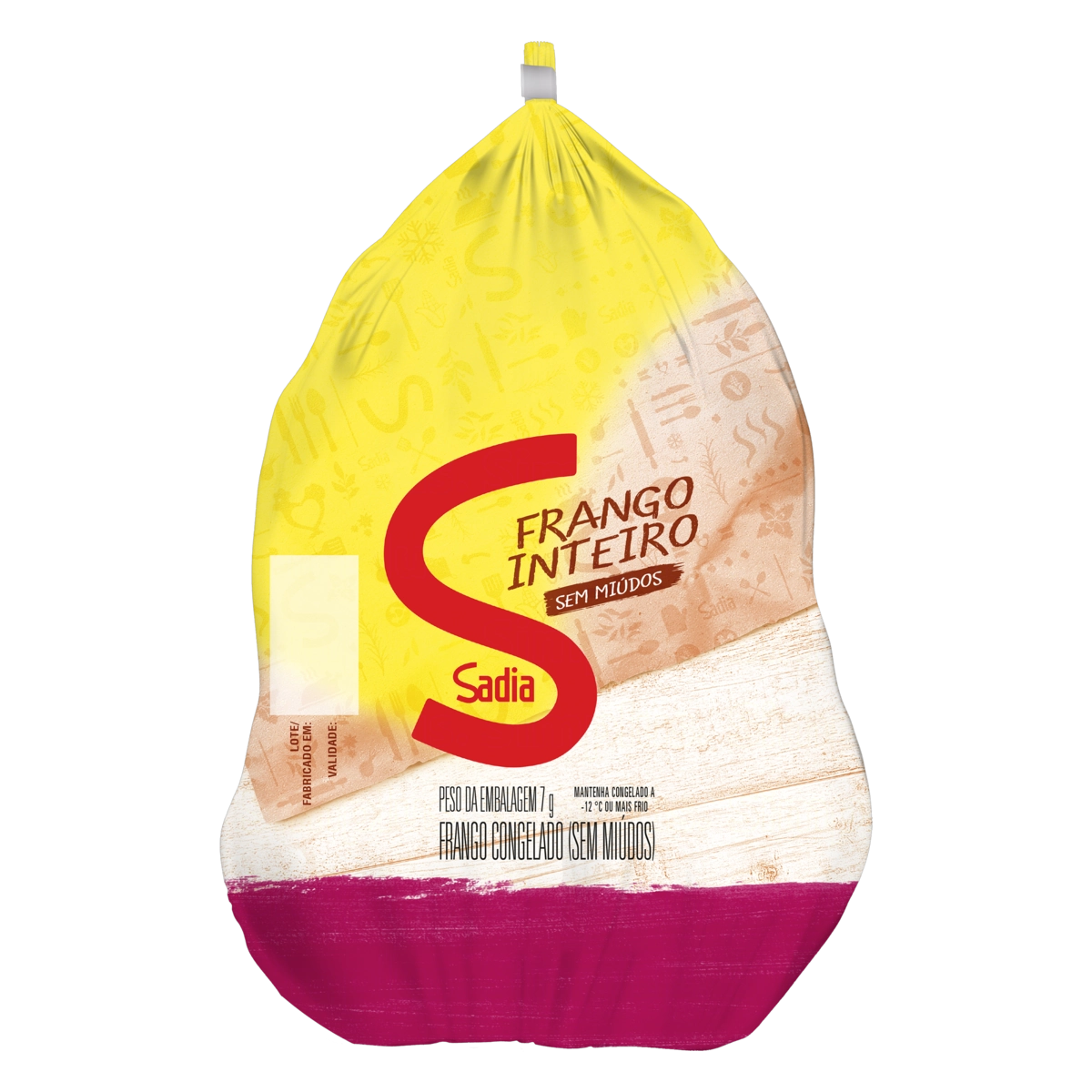 Frango Congelado Inteiro Sem Miúdos Sadia