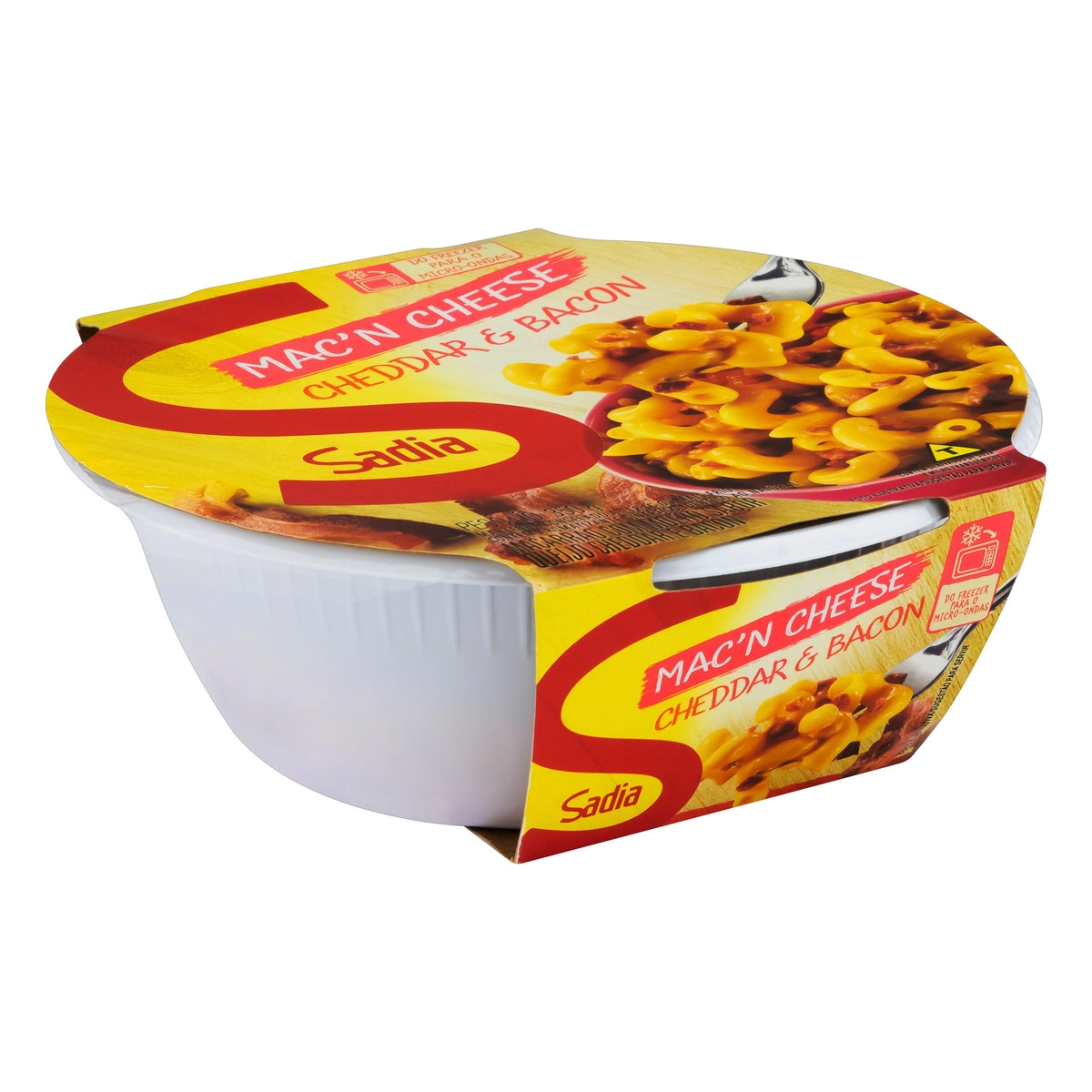 Mac'n Cheese Cheddar &amp; Bacon Sadia Pote 350g