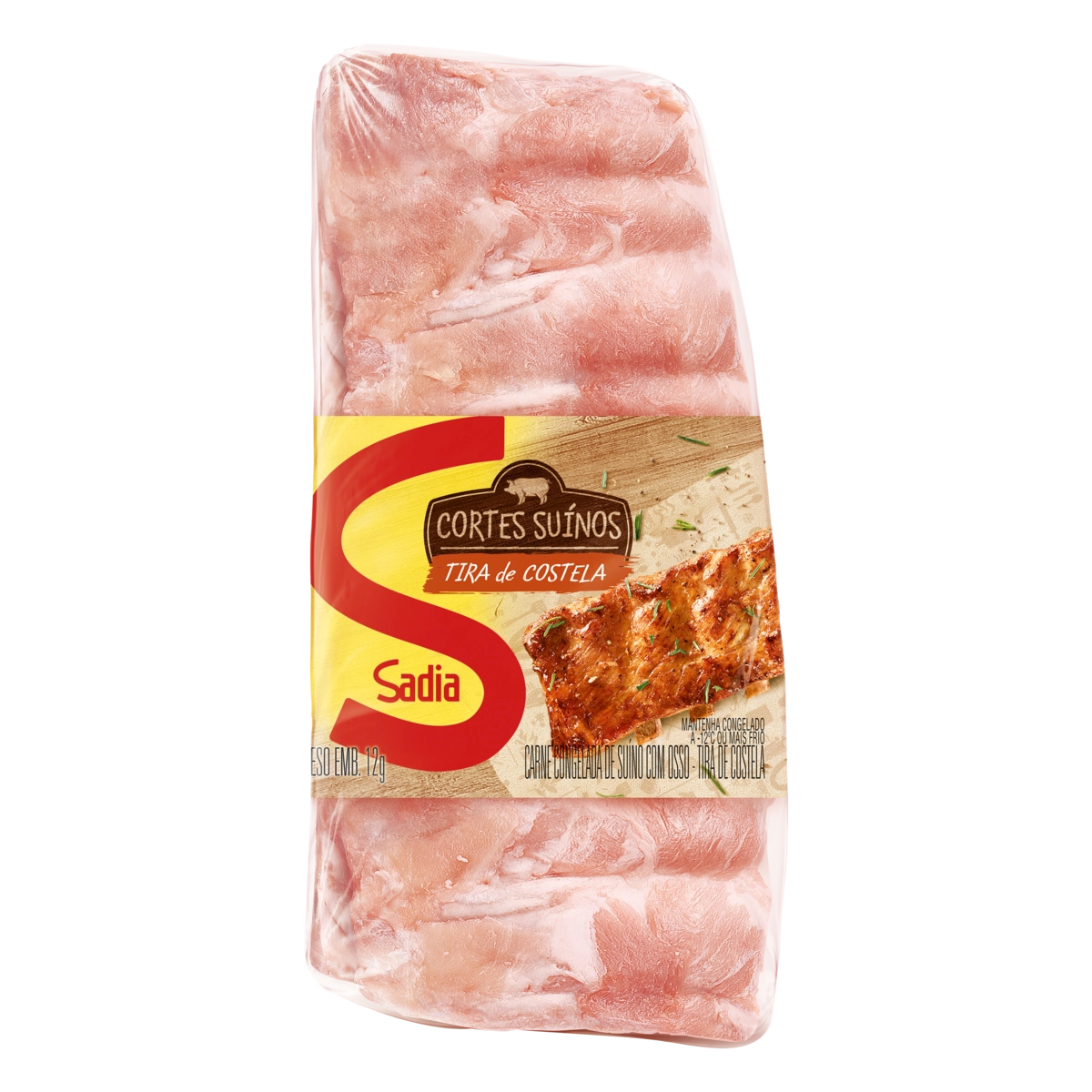 Costela Suína Em Tiras Congelada Sadia