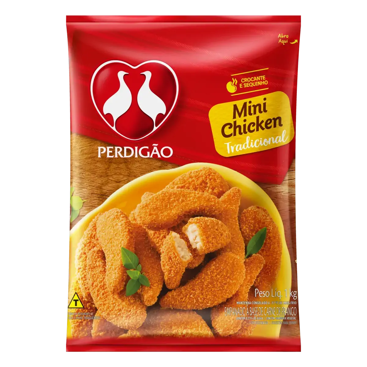 Empanado De Frango Tradicional Perdigão Mini Chicken Pacote 1kg