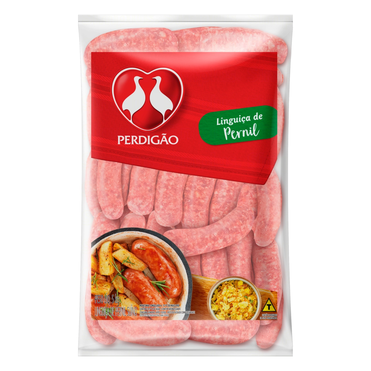 Linguiça De Pernil Suíno Perdigão 5kg