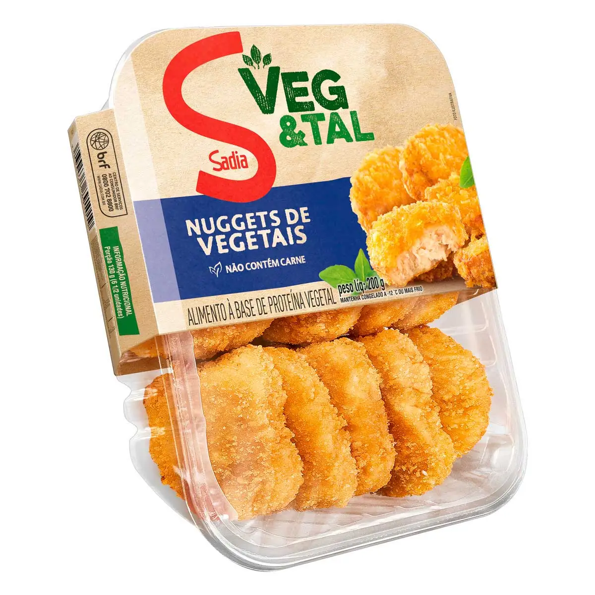 Nuggets Vegetal Sadia Veg & Tal Bandeja 200g