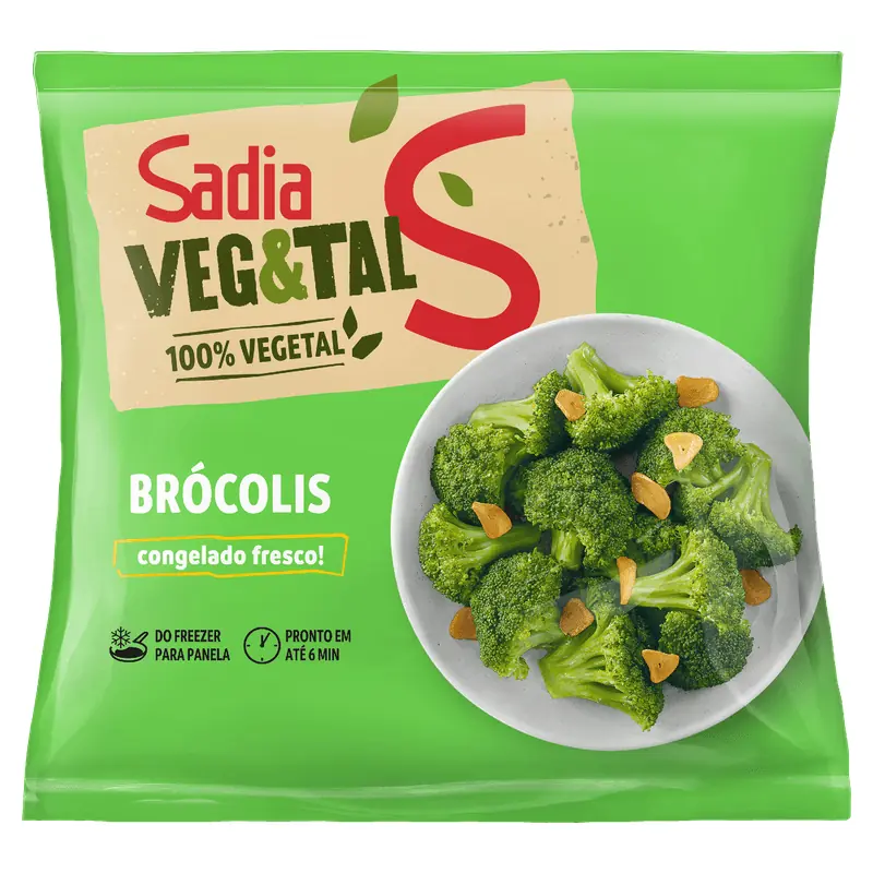 Brócolis Congelado Sadia Veg & Tal Pacote 300g