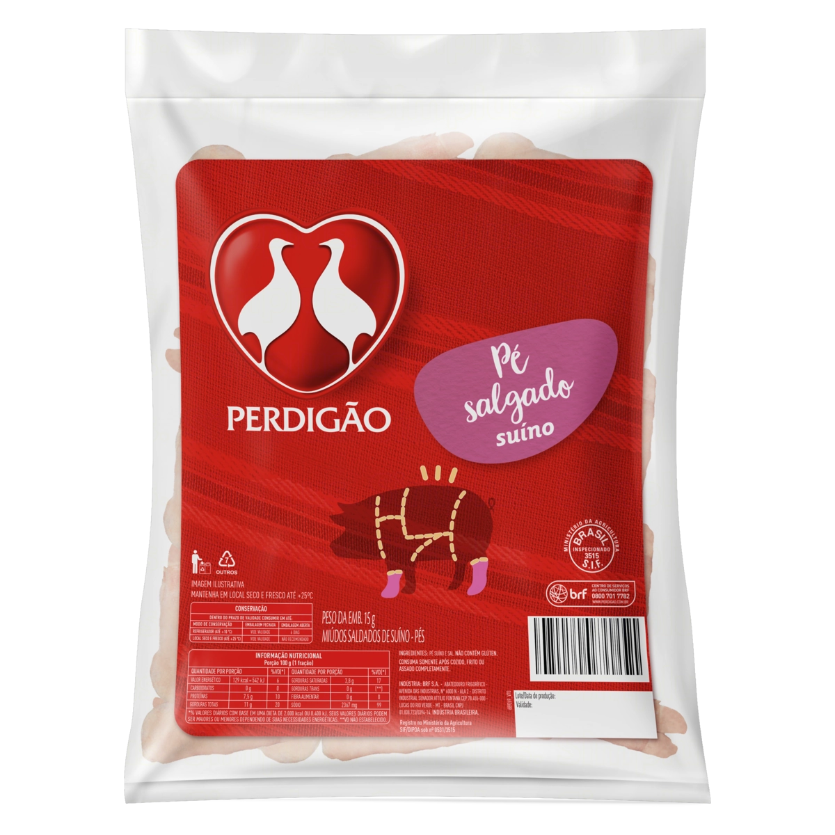 Pé Suíno Salgado Perdigão