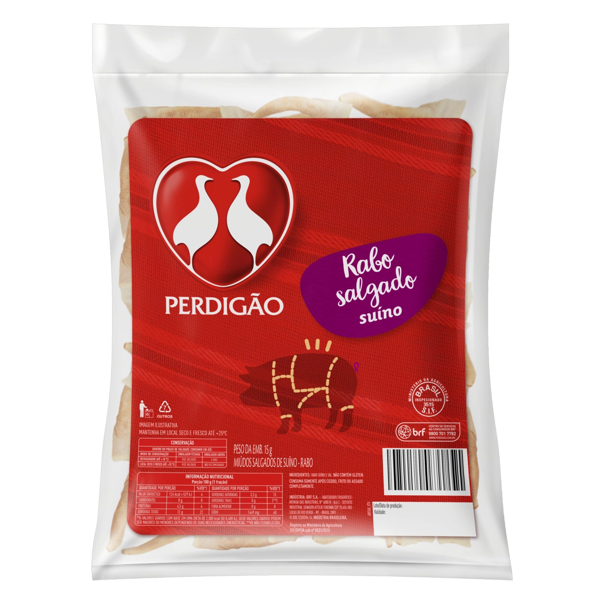 Rabo Suíno Salgado Perdigão
