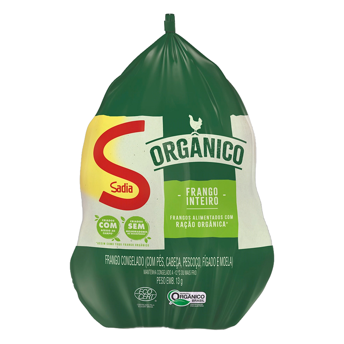 Frango Congelado Com Miúdos Orgânico Sadia