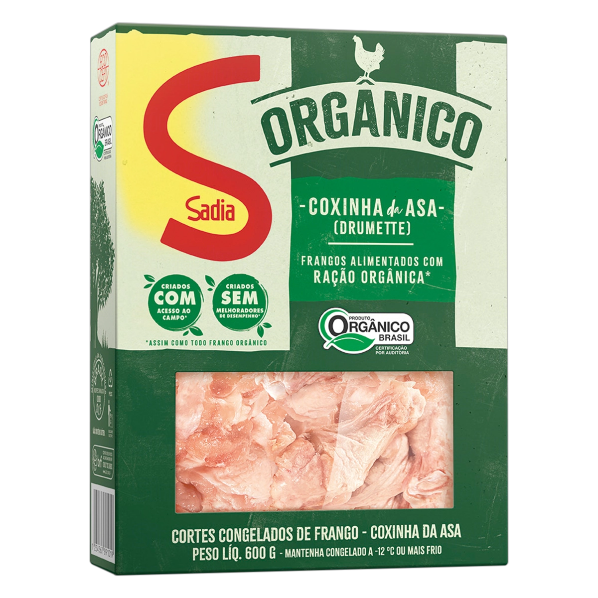 Coxinha Da Asa De Frango SADIA Orgânica Caixa 600g