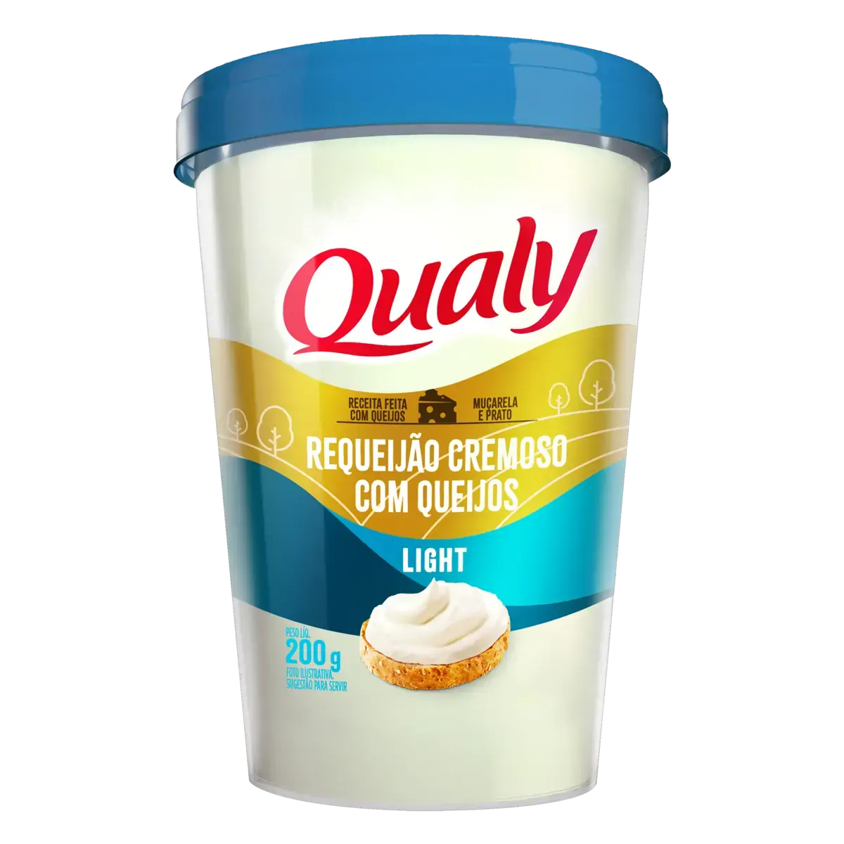 Requeijão Light Qualy 200g