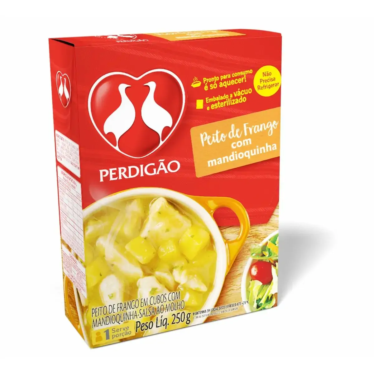 Peito De Frango Com Mandioquinha Perdigão Caixa 250g
