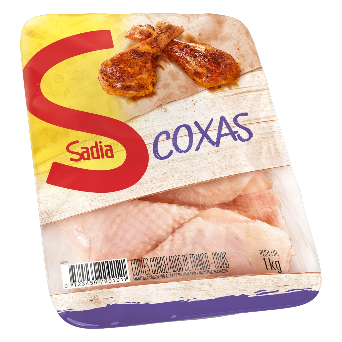 Coxa De Frango Congelada Sadia 1kg