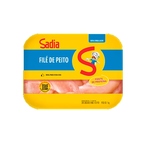 Filé De Peito De Frango Congelado Sadia 1kg