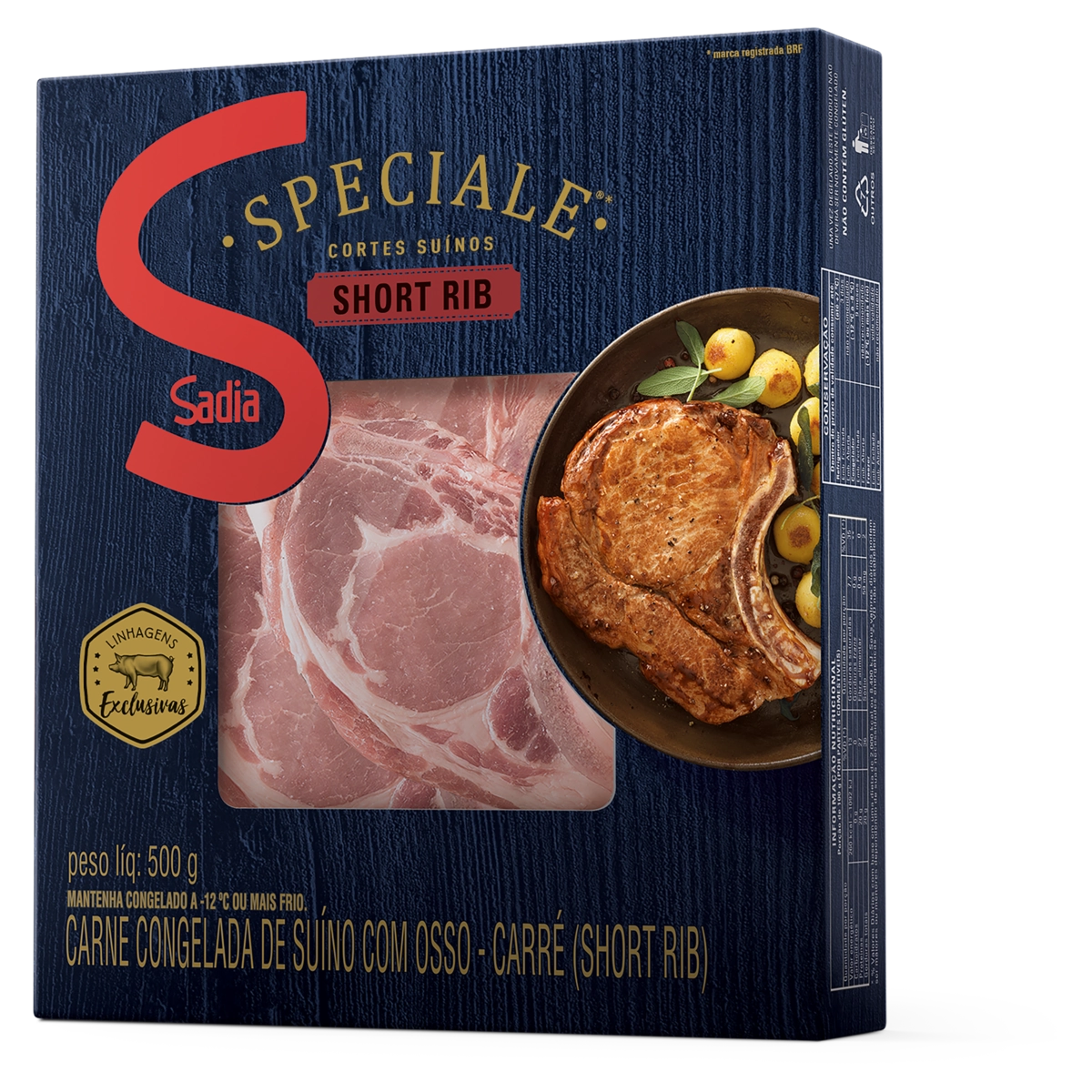Short Rib Suíno Congelado Sadia Speciale 500g