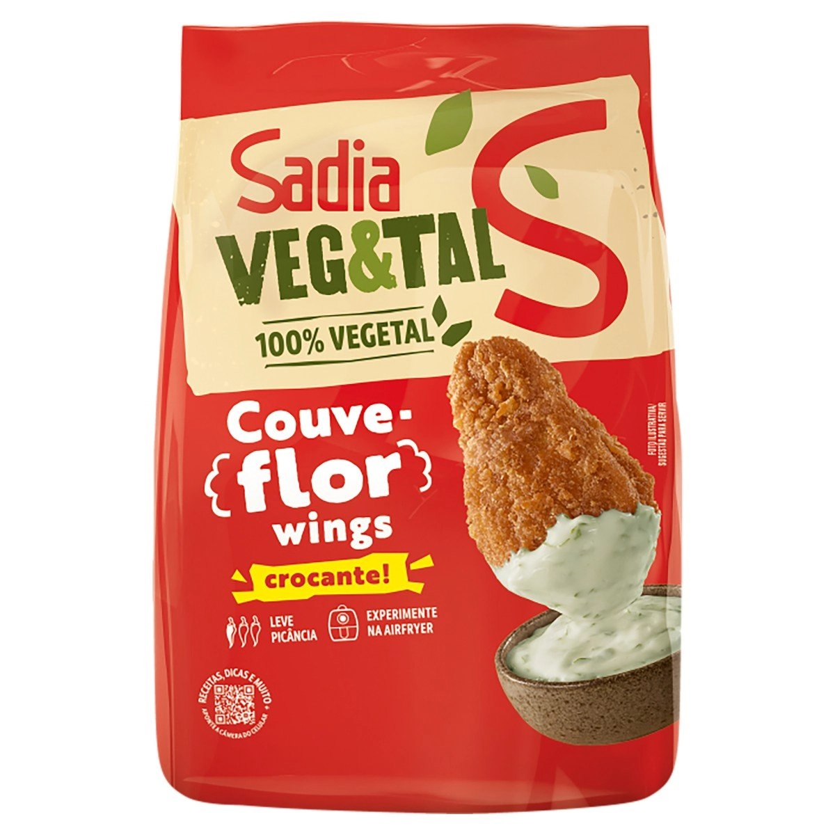 Couve Flor Wings Sadia Veg Tal Pacote 275g
