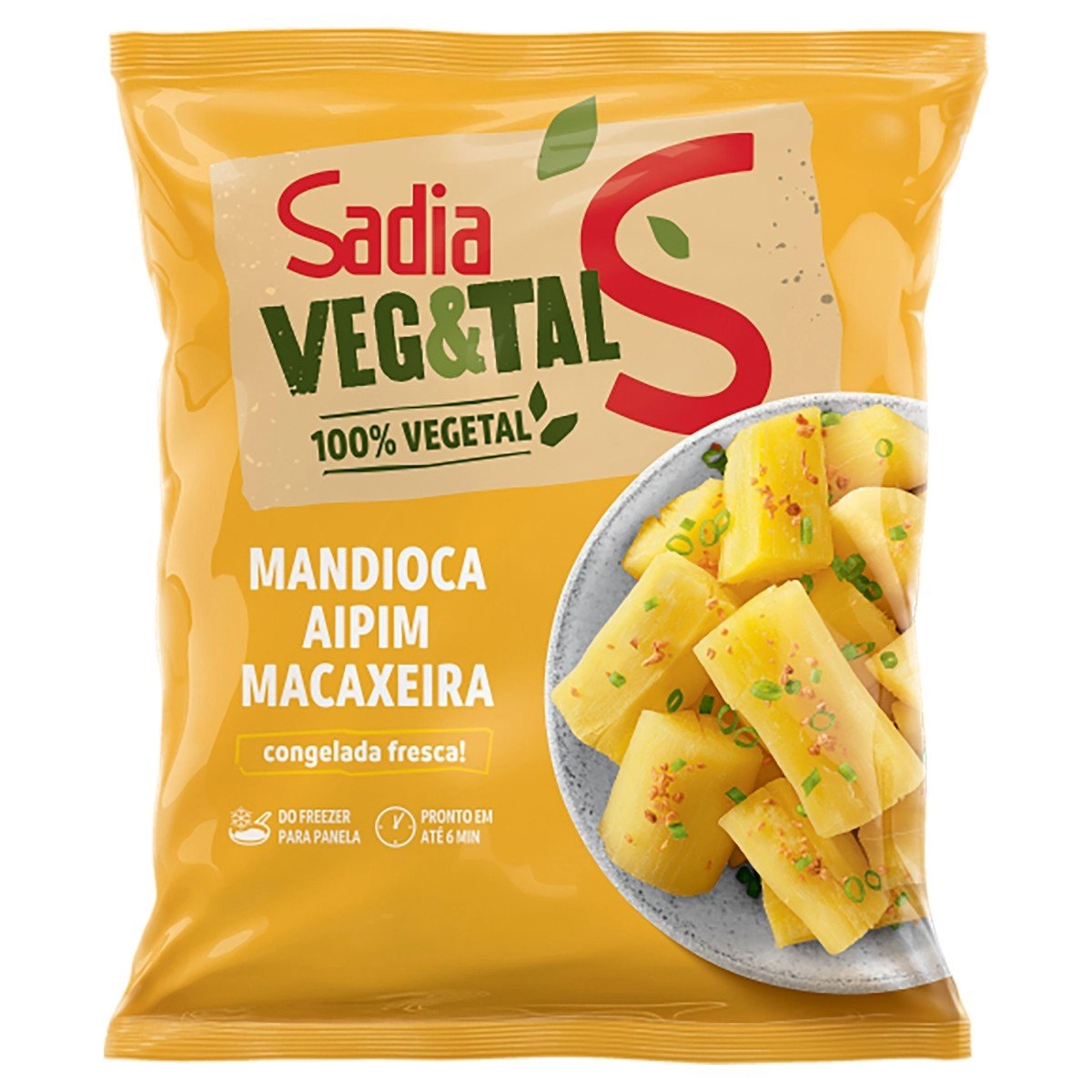 Mandioca Congelada Sadia Veg Tal Pacote 900g