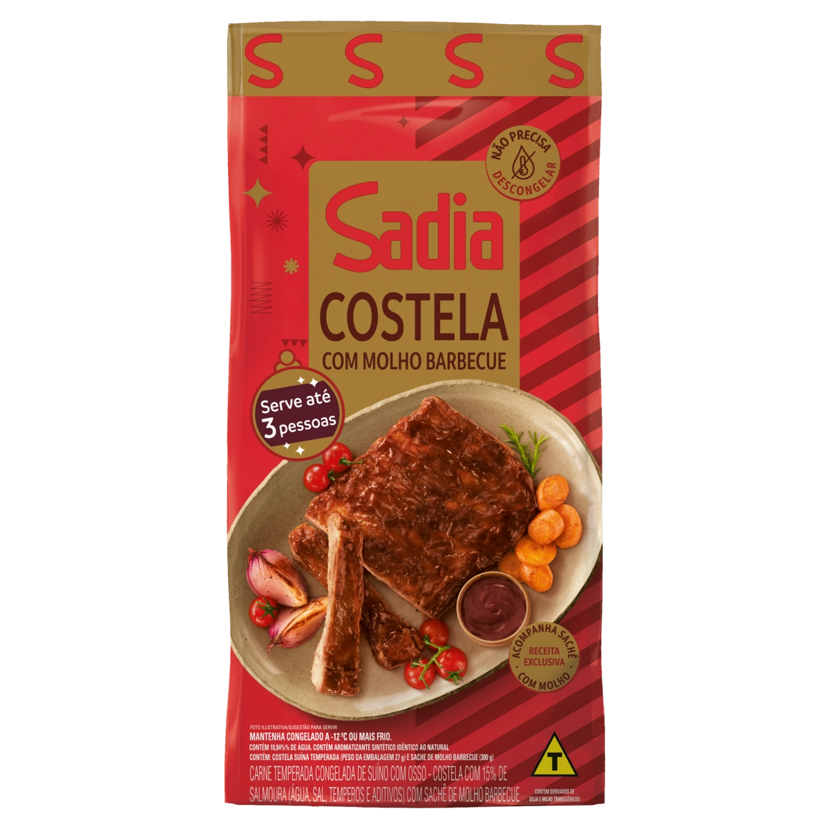 Costela Com Molho Barbecue Sadia