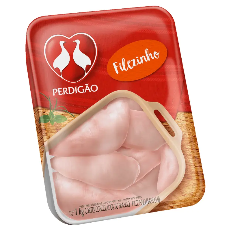 Filé de Peito de Frango Congelado Perdigão 1Kg - Sassami
