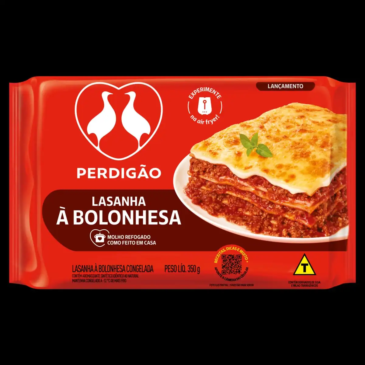 Lasanha Perdigao Mini 350g Bolonhesa