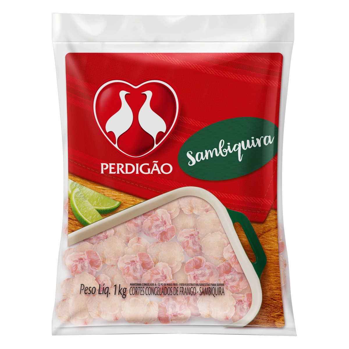 Sambiquira De Frango Congelada Perdigão 1kg