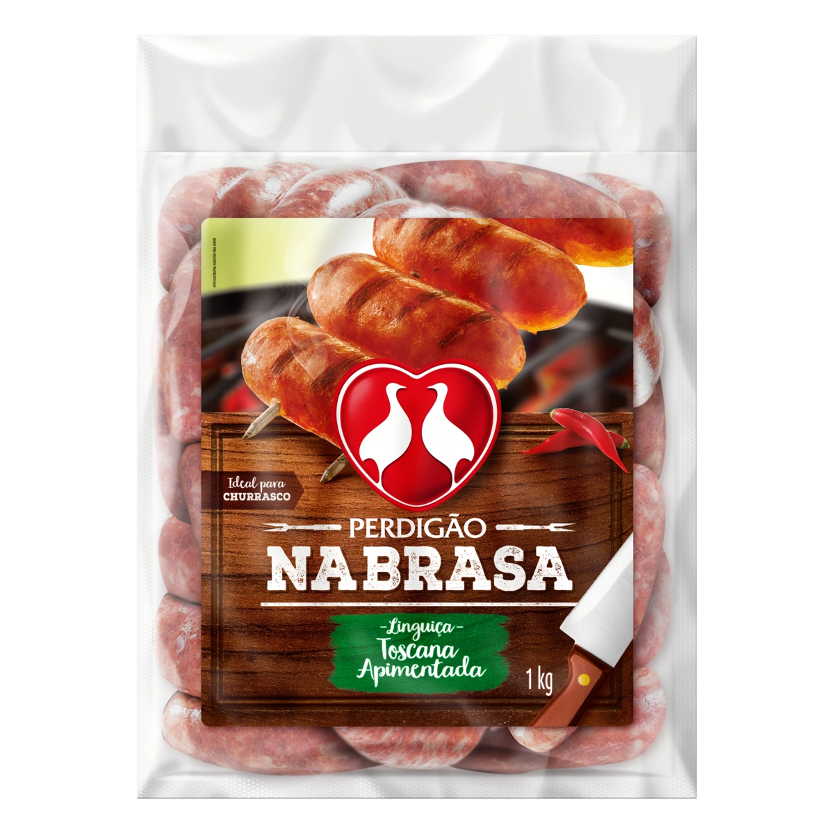 Linguiça Toscana Apimentada Perdigão NaBrasa 1kg