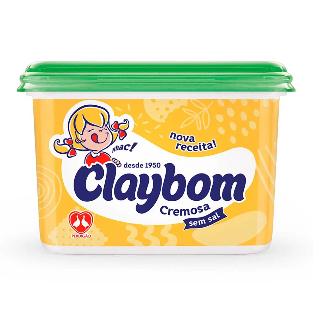 Margarina Cremosa sem Sal Claybom Pote 500 g